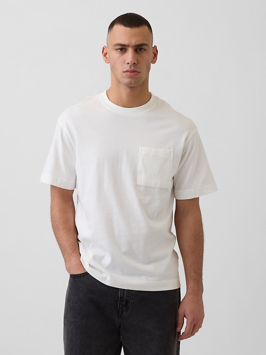 Image number 1 showing, Oversized Pocket T-Shirt
