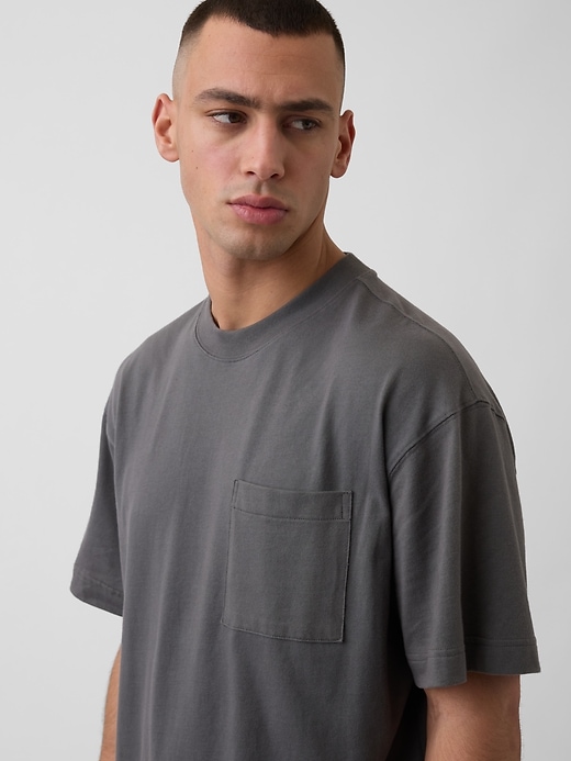 Image number 4 showing, Oversized Pocket T-Shirt