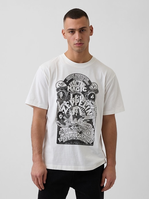 Image number 1 showing, Led Zeppelin Relaxed Graphic T-Shirt