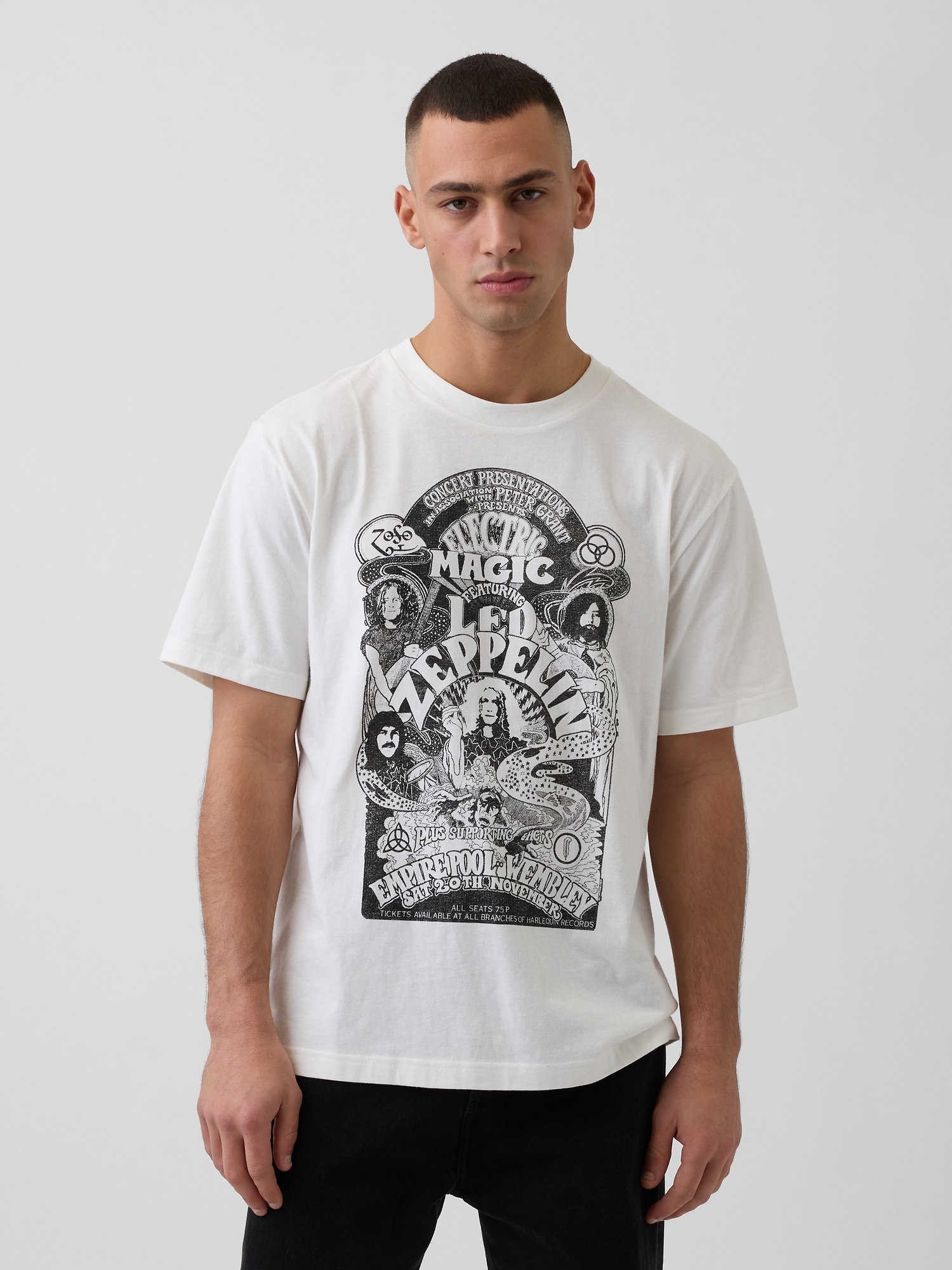 Led Zeppelin Relaxed Graphic T-Shirt