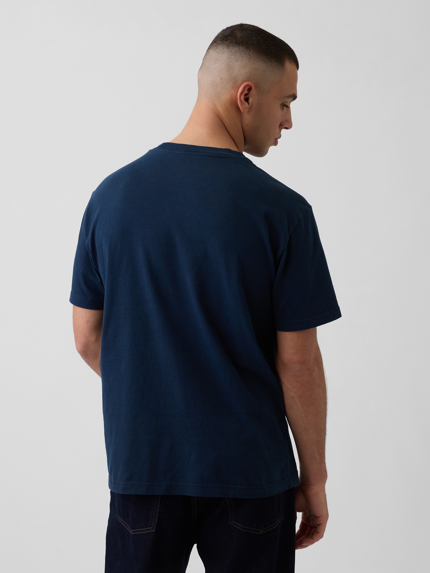 Мужские футболки Gap Blink 182 Relaxed Graphic T-Shirt — фото 3