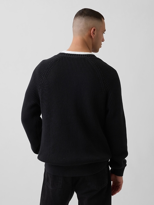 Image number 3 showing, Classic Raglan Crewneck Sweater