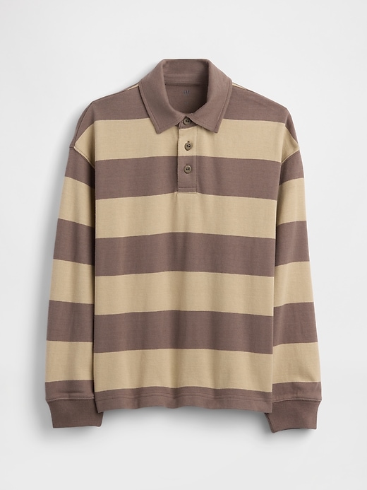 Image number 1 showing, Kids Relaxed Jersey Polo Shirt