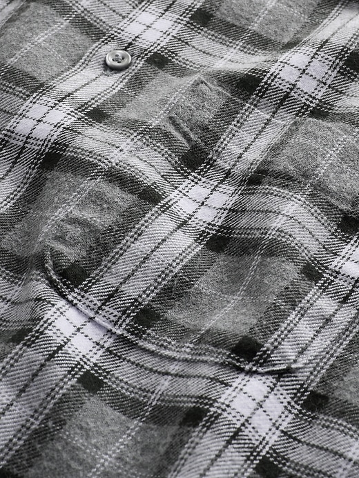 Image number 4 showing, Organic Cotton Relaxed Flannel Shirt