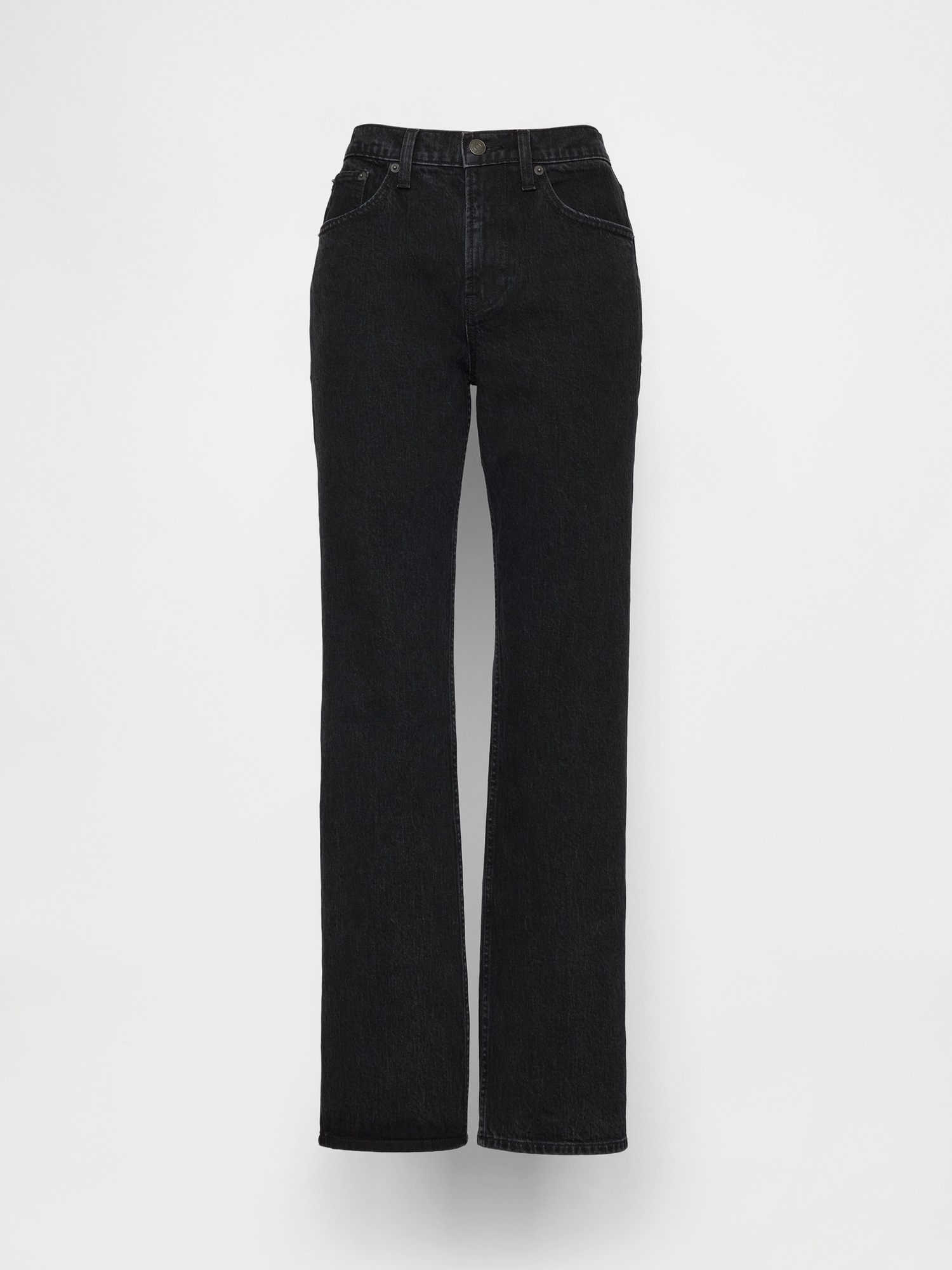 Женские джинсы Gap Mid Rise Relaxed Straight Jeans — фото 5