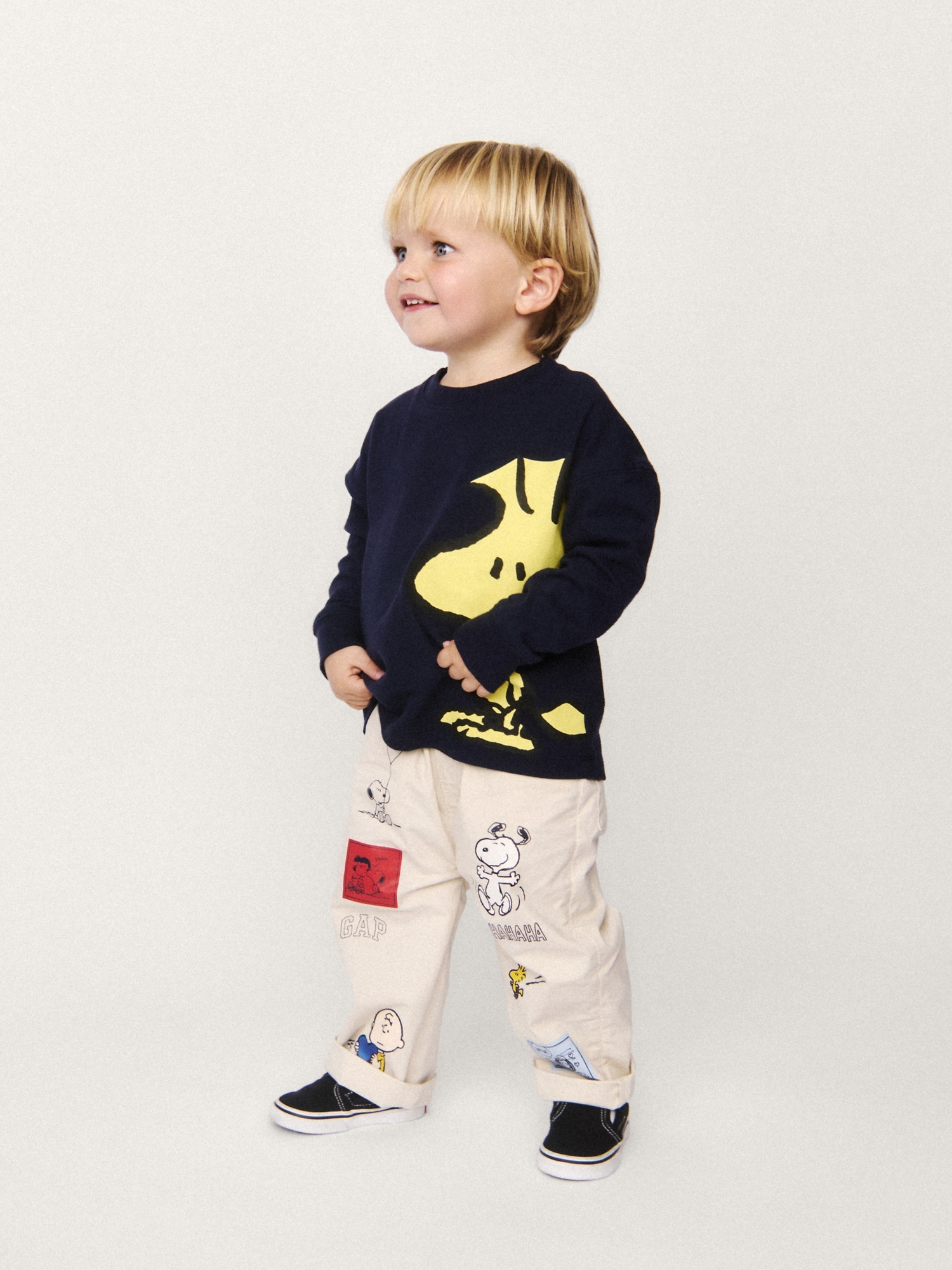 Baby & Toddler Peanuts Pull-On Barrel Pants