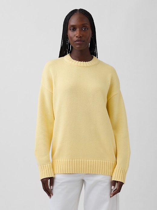 Image number 1 showing, 100% Cotton Oversized Sweater