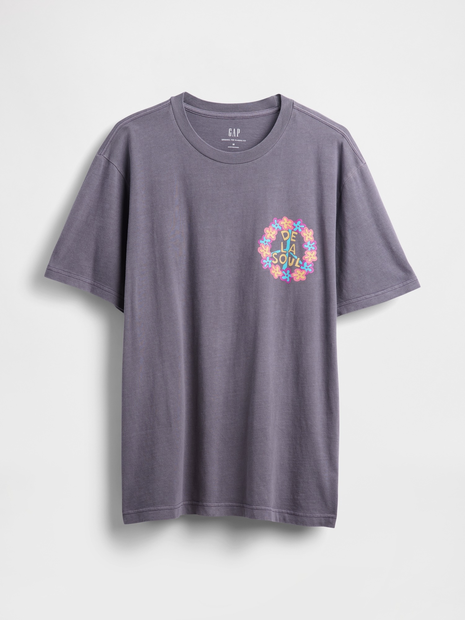 Мужские футболки Gap De La Soul Relaxed Graphic T-Shirt — фото 5