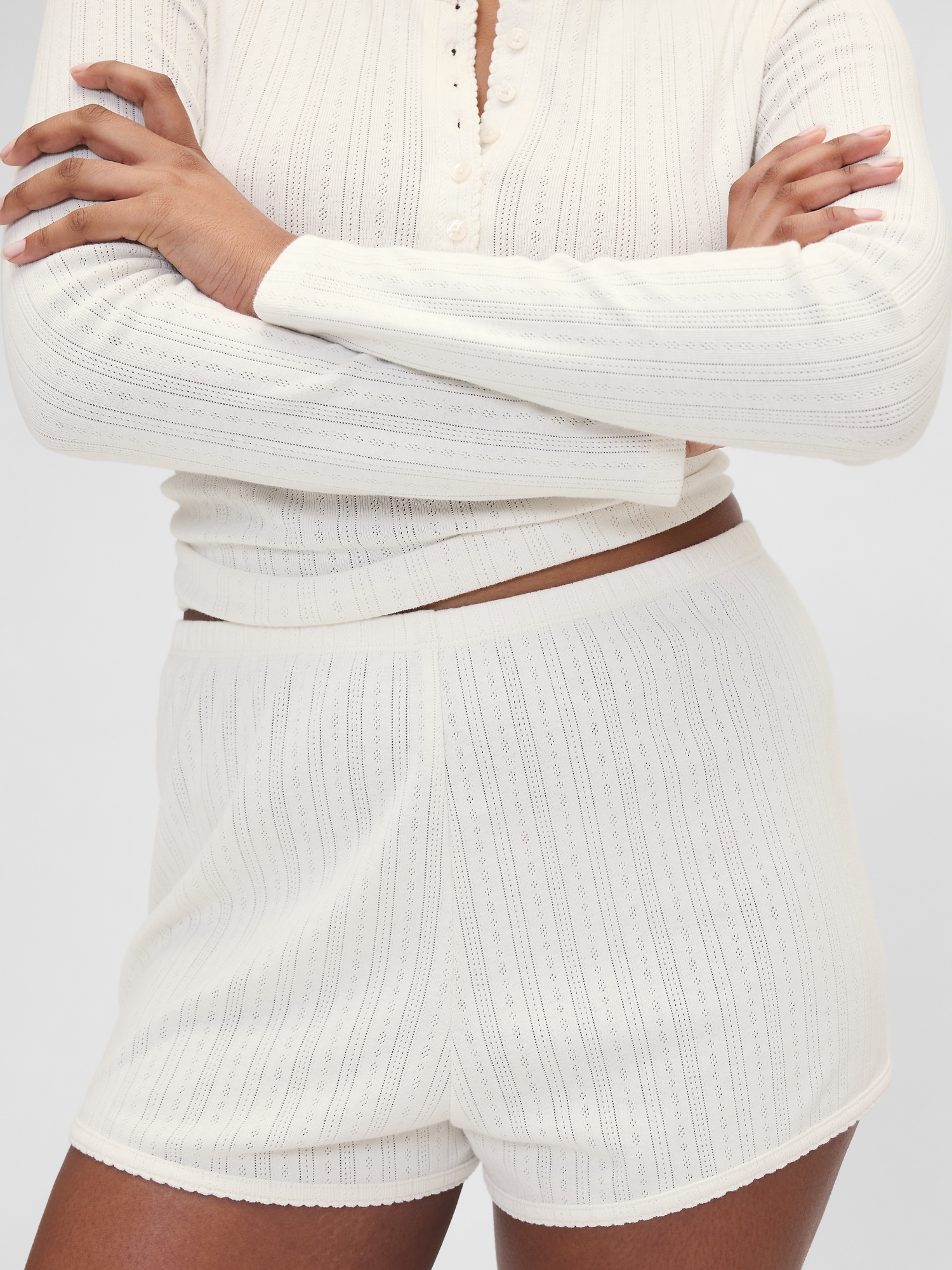 Gap × Summer Fridays Pointelle PJ Shorts