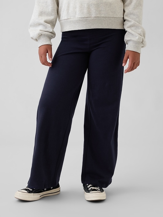 Image number 3 showing, Kids Wide-Leg Foldover Leggings