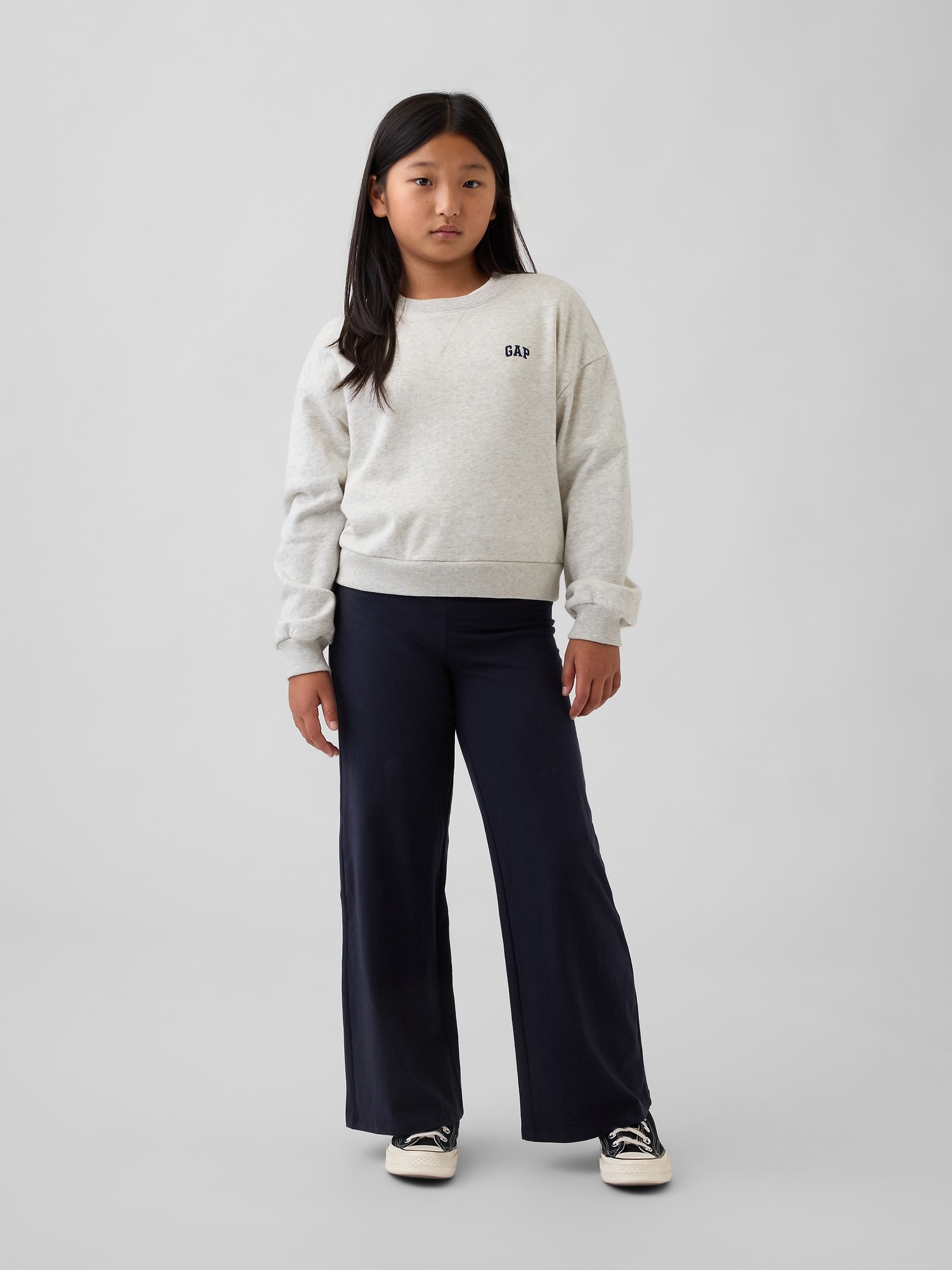 Детские широкие леггинсы Gap с отворотом