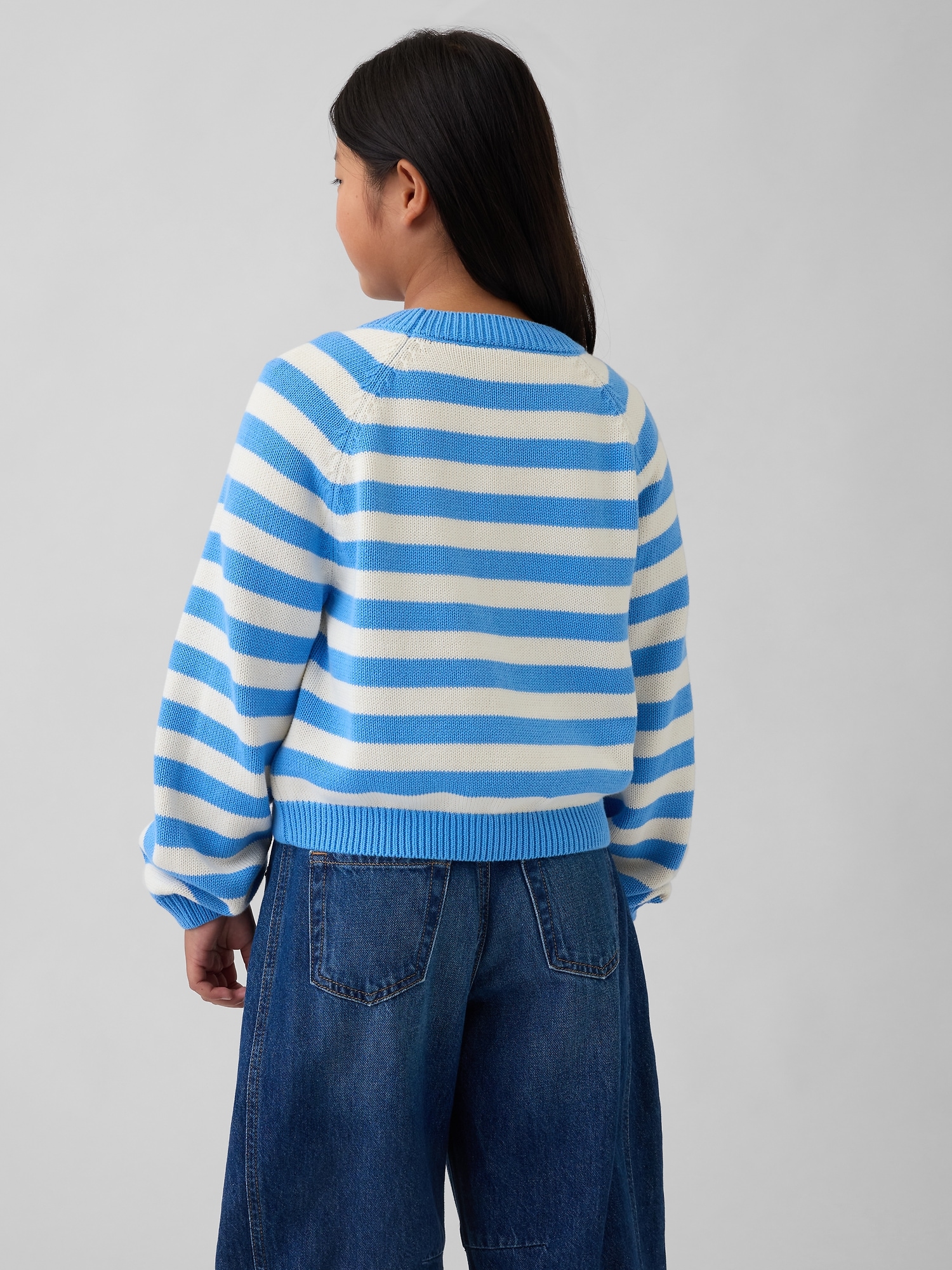 Kids Relaxed Graphic Crewneck Sweater