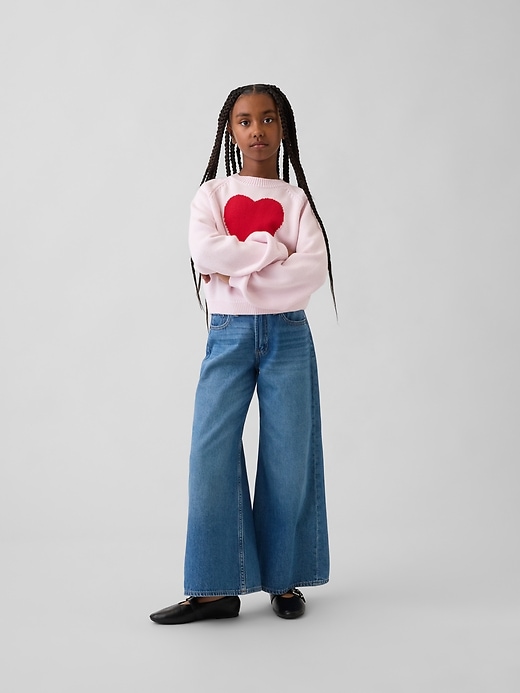 Image number 4 showing, Kids Relaxed Graphic Crewneck Sweater