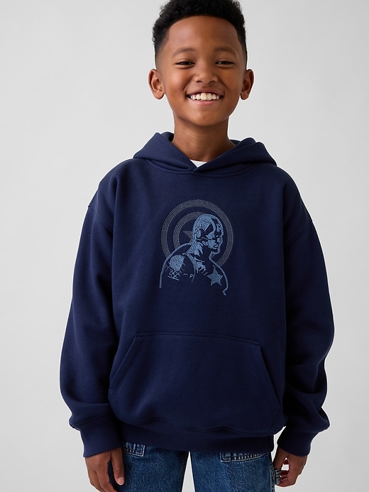 Image number 1 showing, Kids Marvel VintageSoft Relaxed Hoodie