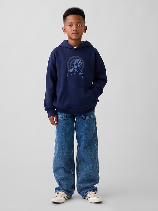 Image number 4 showing, Kids Marvel VintageSoft Relaxed Hoodie