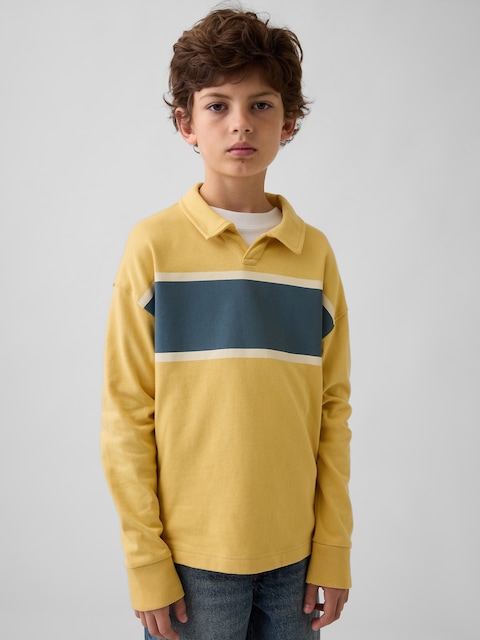 Kids Heavyweight Relaxed Polo Shirt
