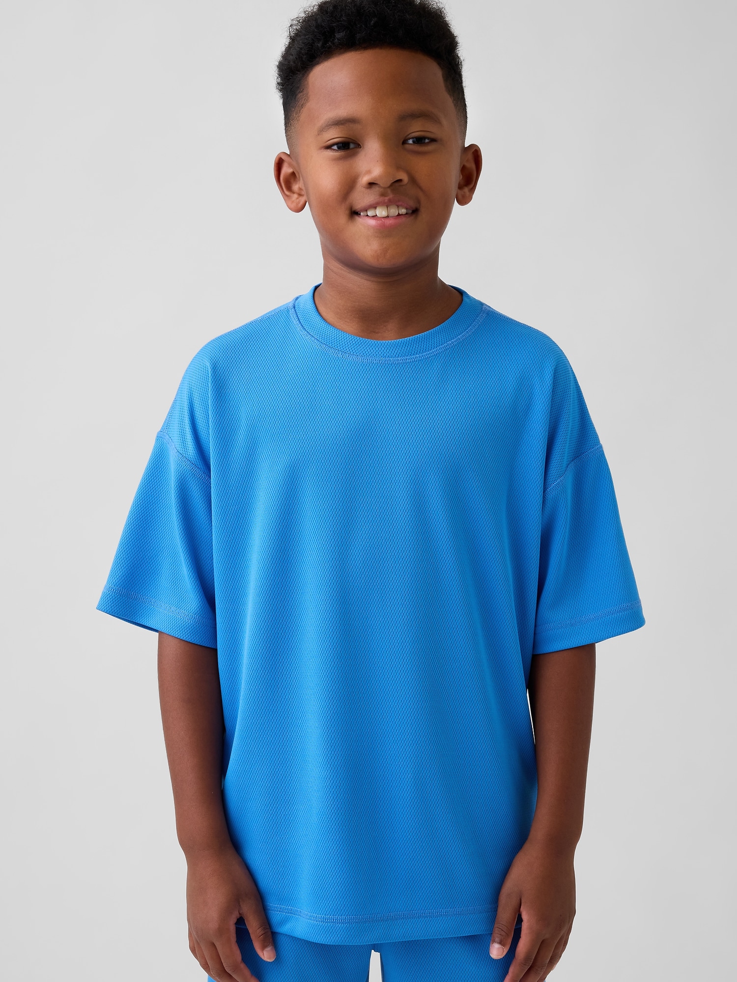 Kids GapFit Tech Recycled Mesh T-Shirt