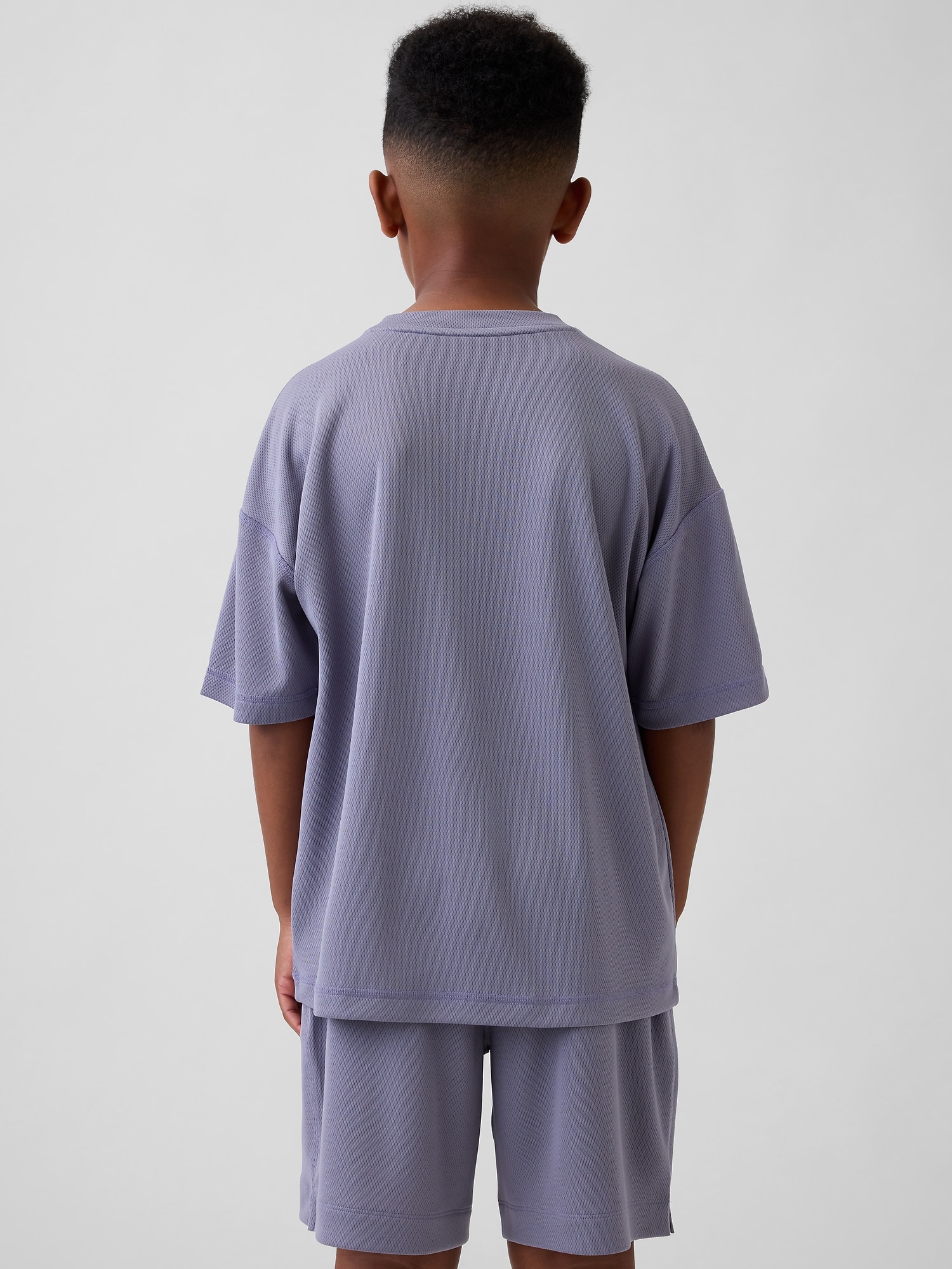 Kids GapFit Tech Recycled Mesh T-Shirt