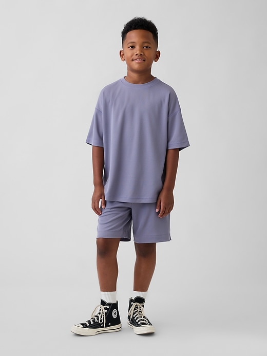 Image number 1 showing, Kids GapFit Tech Recycled Mesh Shorts