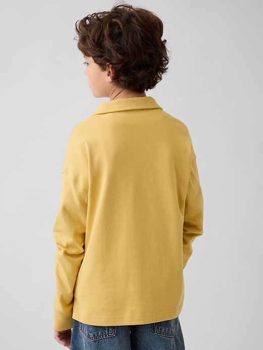 Image number 3 showing, Kids Relaxed Stripe Polo Shirt