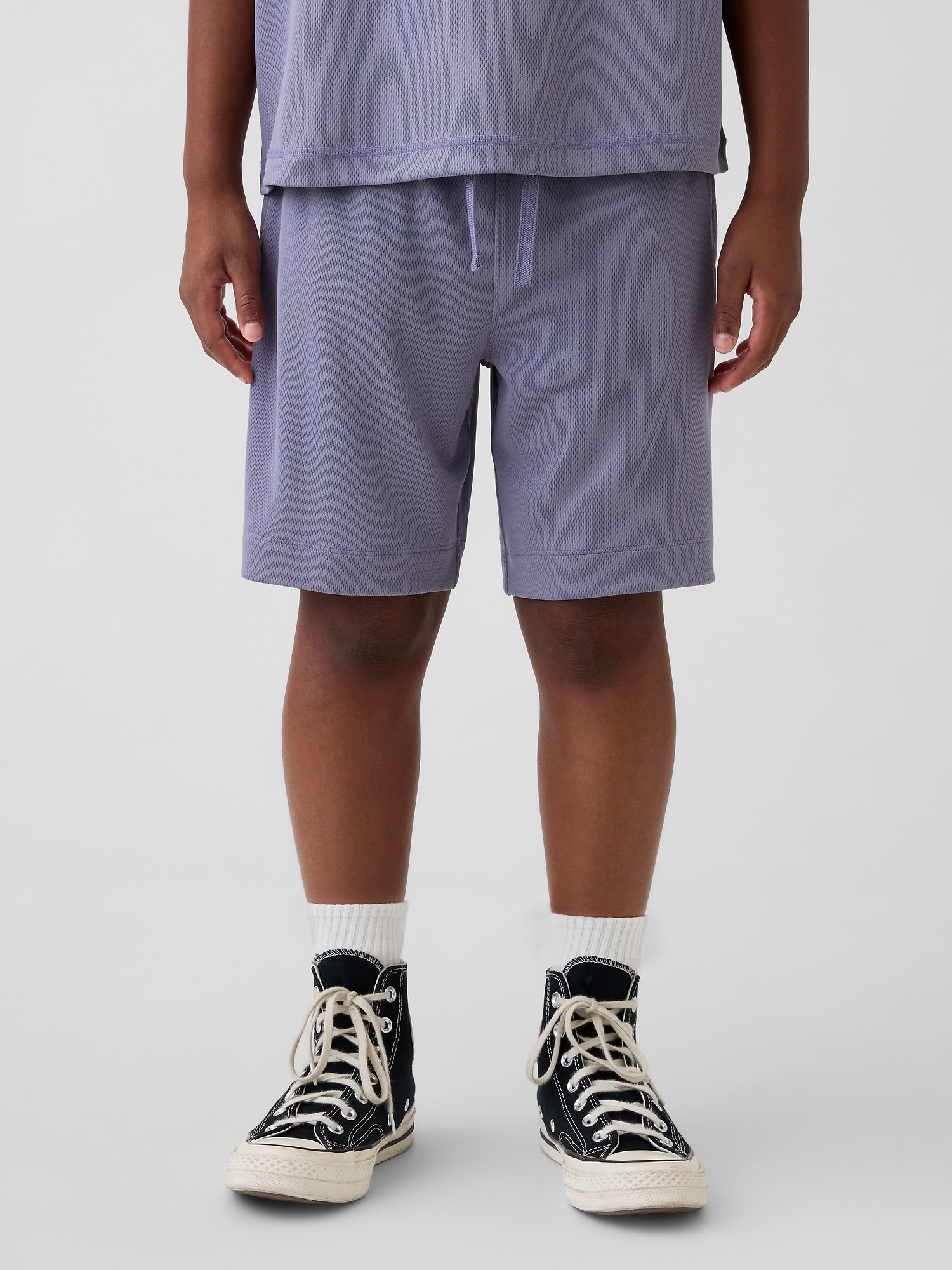 Kids GapFit Tech Recycled Mesh Shorts