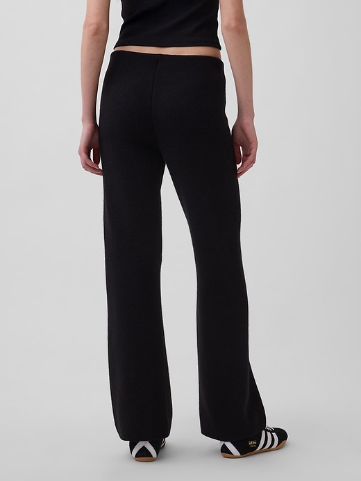 Image number 4 showing, Low Rise Cotton-Blend Boot Sweater Pants