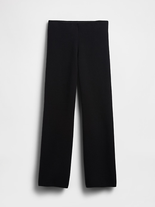 Image number 5 showing, Low Rise Cotton-Blend Boot Sweater Pants