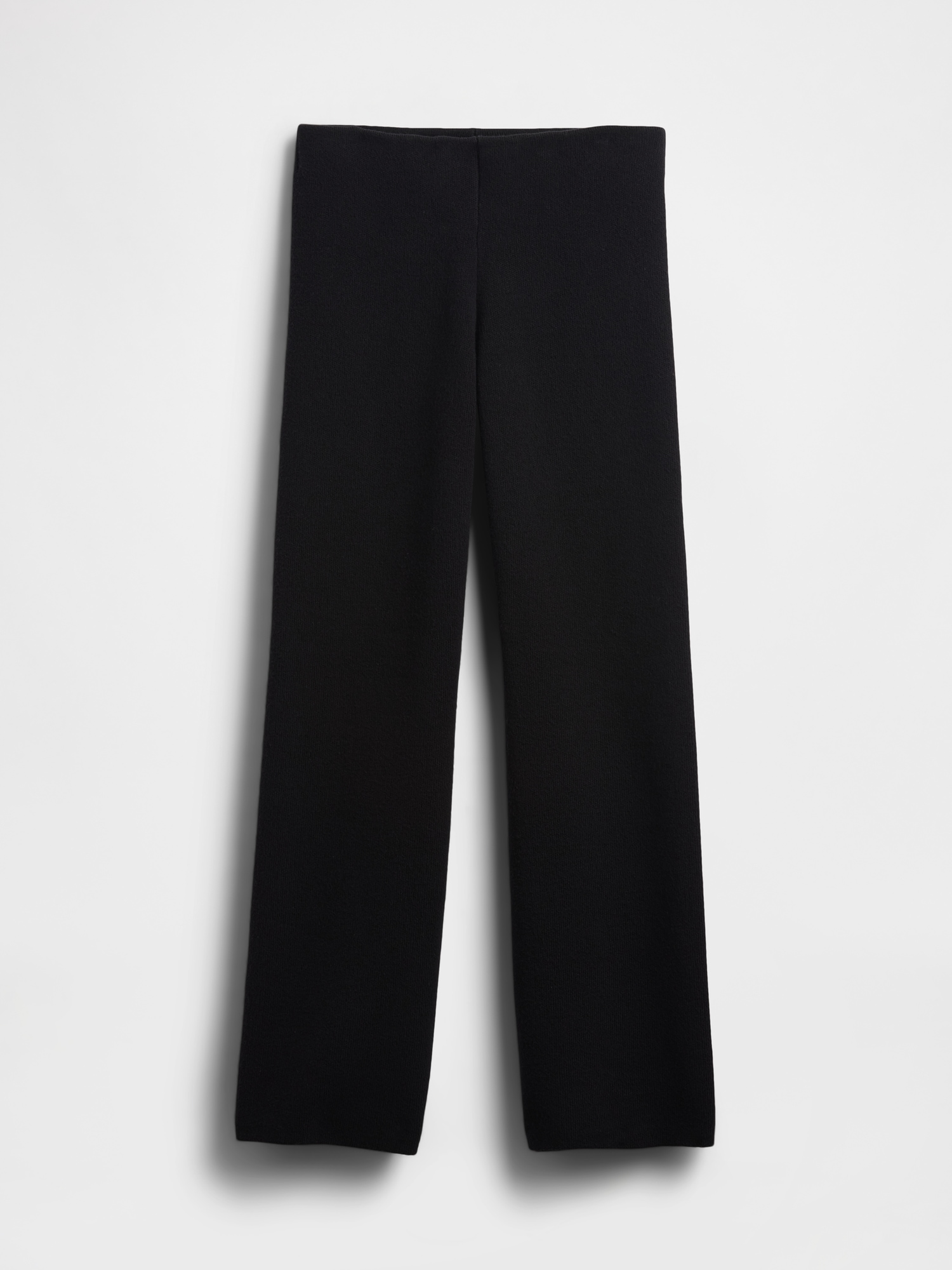 Женские ботинки Gap Low Rise Cotton-Blend Boot Sweater Pants, цвет: Чёрный — фото 4