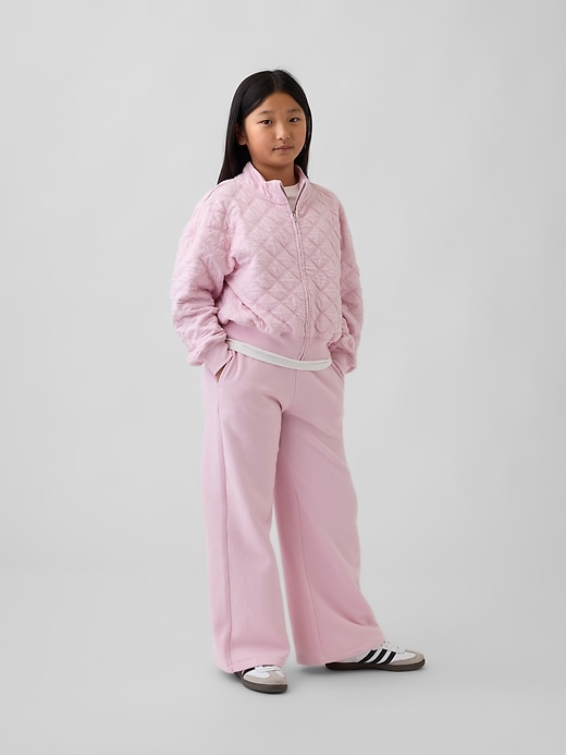 Image number 4 showing, Kids Oversized Quilted Zip Jacket