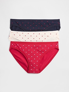 Organic Stretch Cotton Bikini (3-Pack)