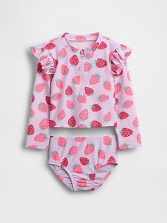 Baby & Toddler Rash Guard Swim Two-Piece