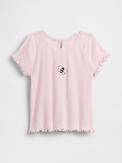 Baby & Toddler Embroidered Rib T-Shirt
