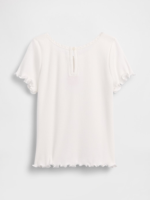 Image number 2 showing, Baby & Toddler Embroidered Rib T-Shirt