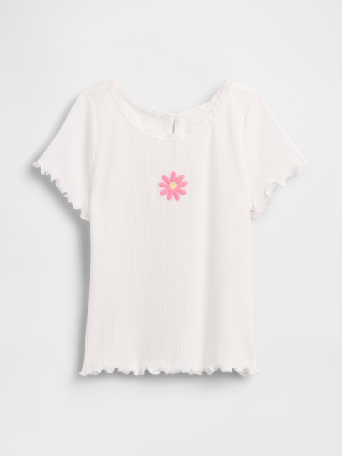 Baby & Toddler Embroidered Rib T-Shirt