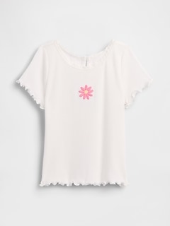 Baby & Toddler Embroidered Rib T-Shirt