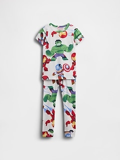 Baby & Toddler Marvel Organic Brushed Cotton PJ Set