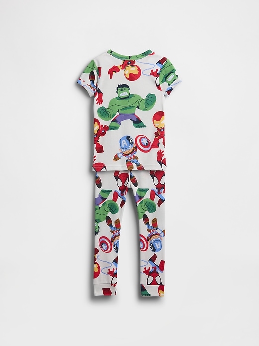 Image number 2 showing, Baby & Toddler Marvel Organic Brushed Cotton PJ Set