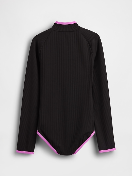 Image number 2 showing, Kids Rash Guard One-Piece Swimsuit
