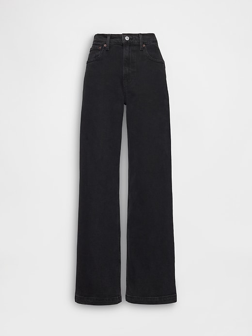 Image number 7 showing, High Rise Stride Wide-Leg Jeans