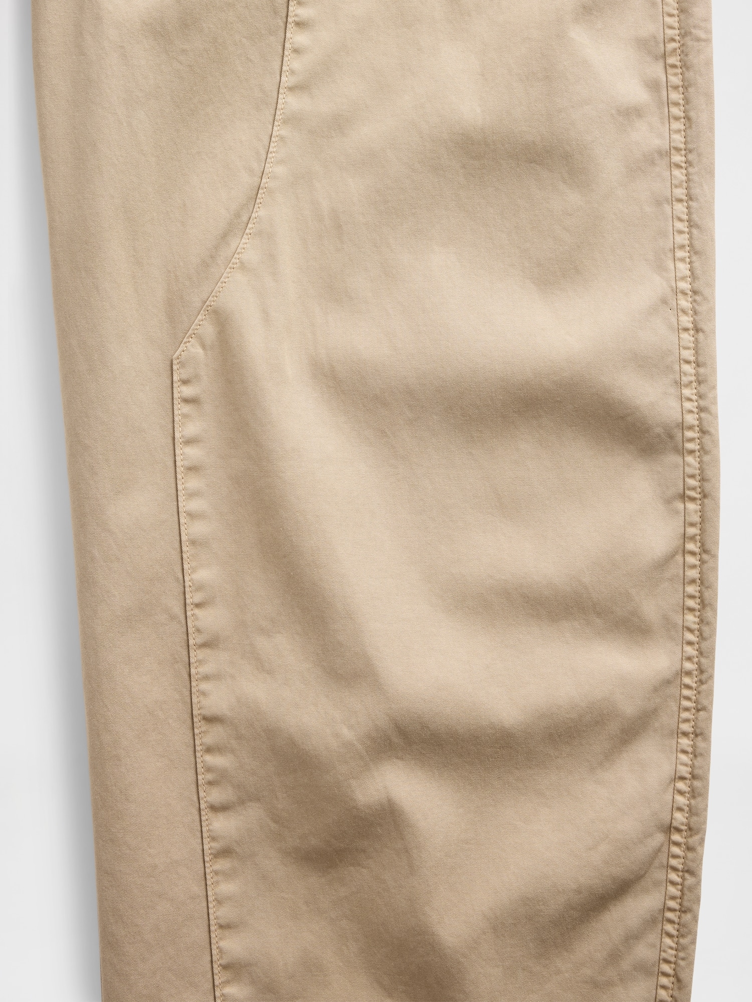 Twill Easy Double-Knee Barrel Pants