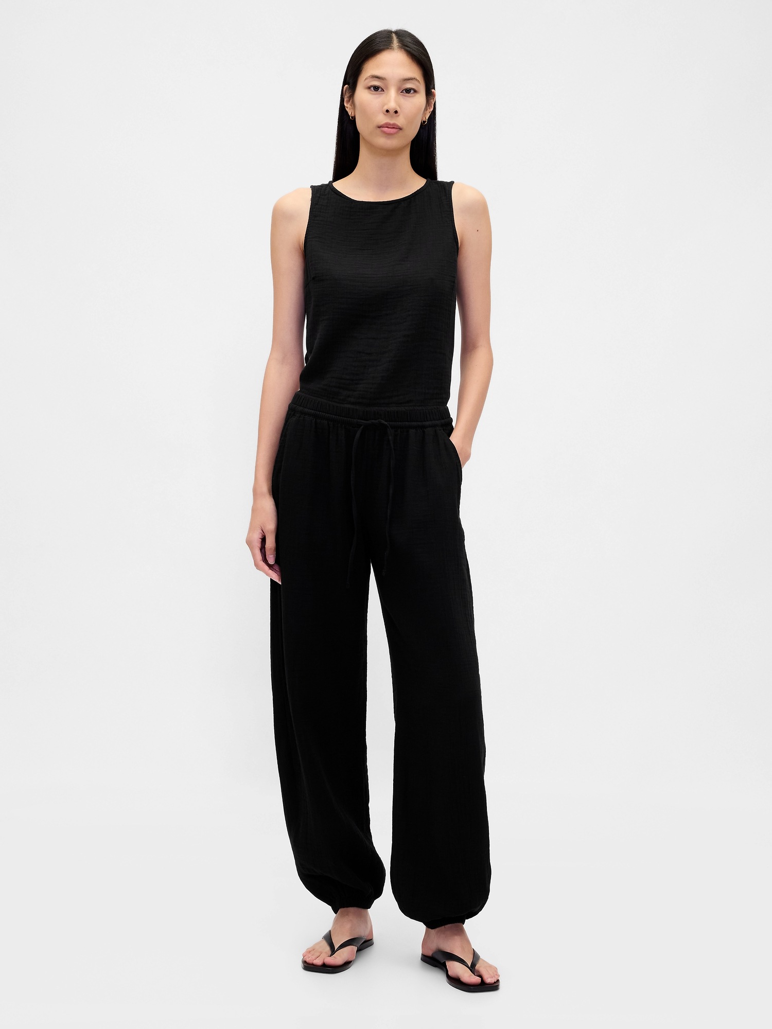 Женские брюки Gap Cotton Gauze Easy Joggers