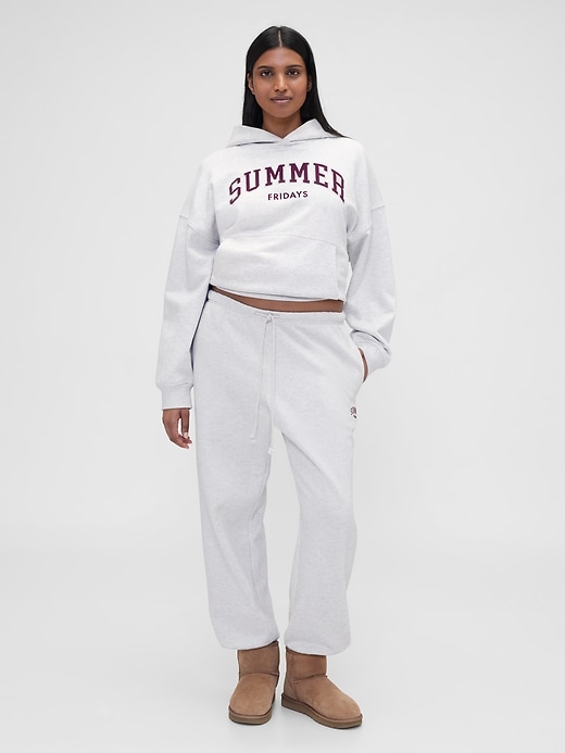 Image number 1 showing, Gap × Summer Fridays Heavyweight Relaxed Logo Joggers