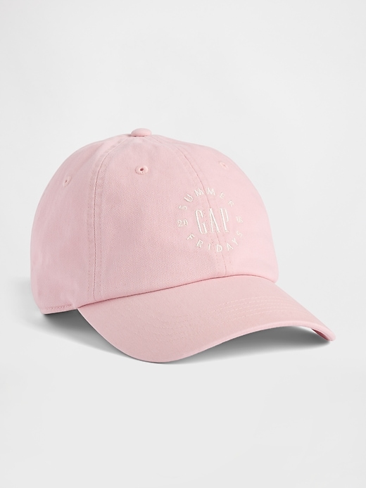 Image number 1 showing, Gap × Summer Fridays Organic Cotton Logo Baseball Hat