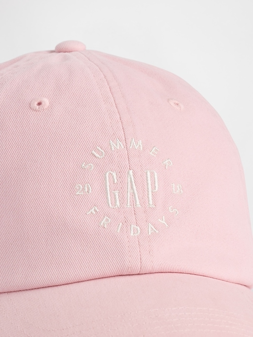 Image number 3 showing, Gap × Summer Fridays Organic Cotton Logo Baseball Hat