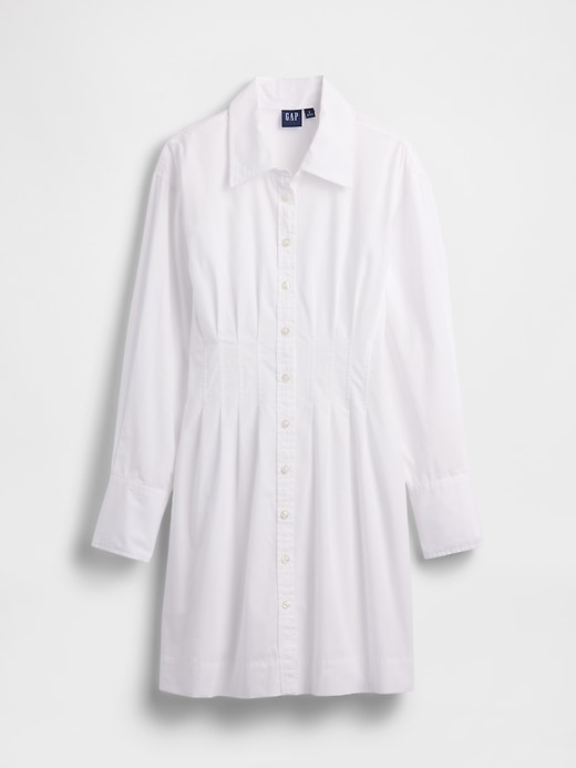 Image number 5 showing, Pleated Mini Shirtdress
