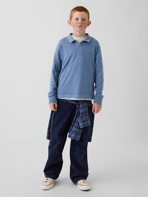 Image number 4 showing, Kids Relaxed Washed Polo Shirt