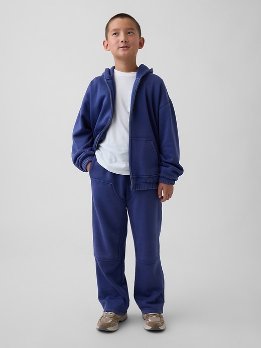 Image number 1 showing, Kids VintageSoft Relaxed Utility Sweatpants