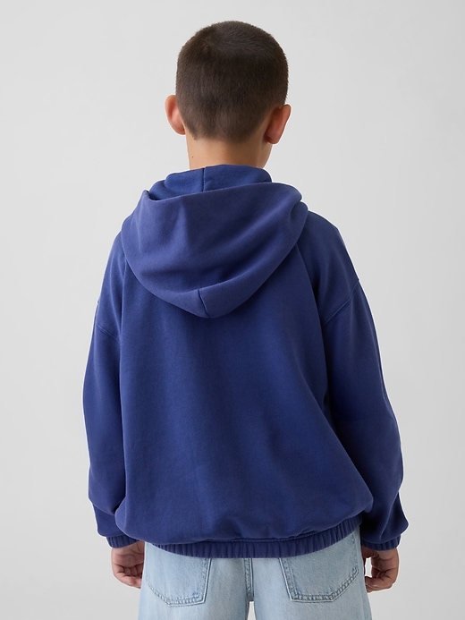 Image number 3 showing, Kids VintageSoft Relaxed Zip Hoodie