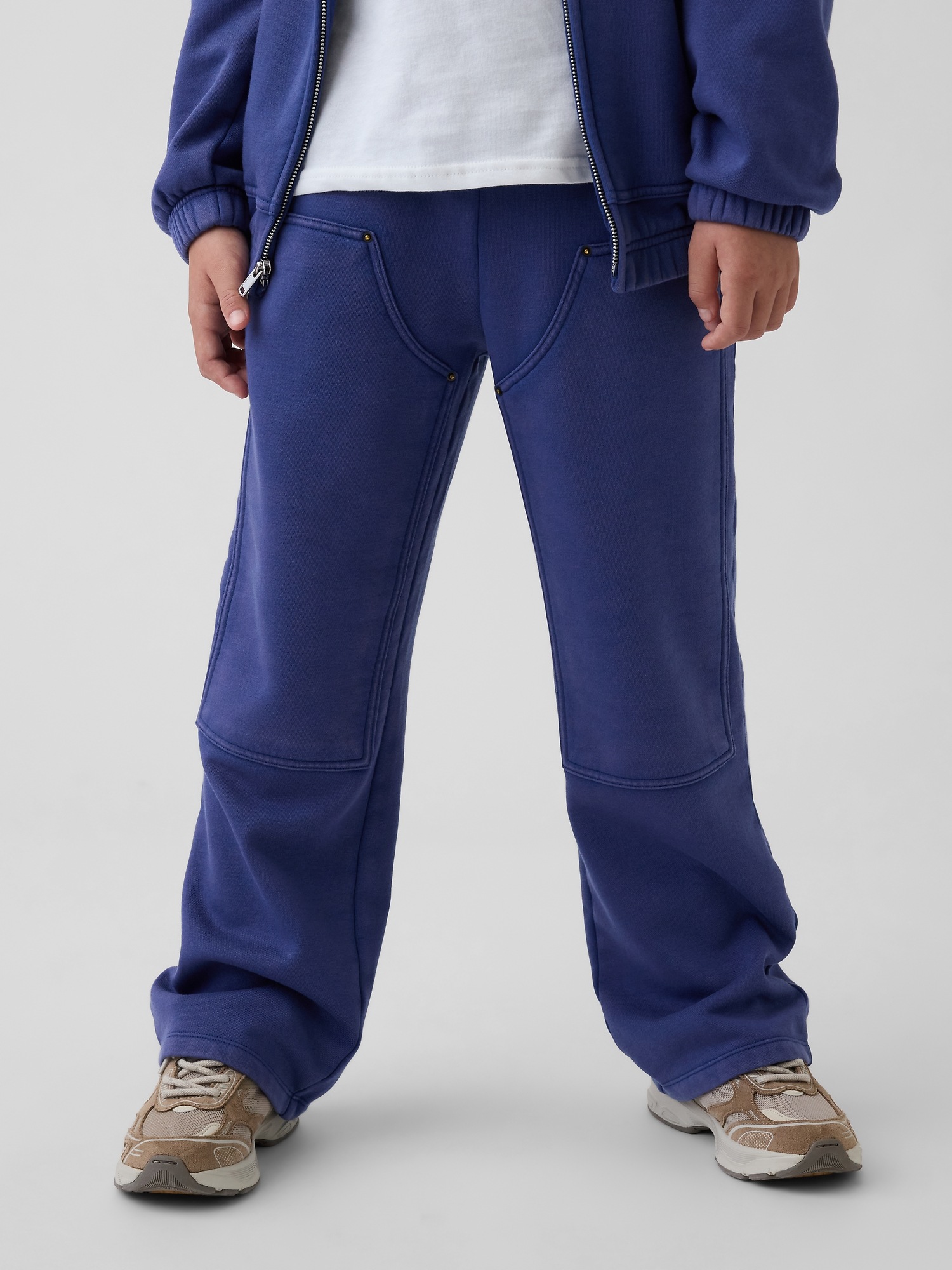 Детские спортивные брюки Gap VintageSoft Relaxed Utility — фото 3