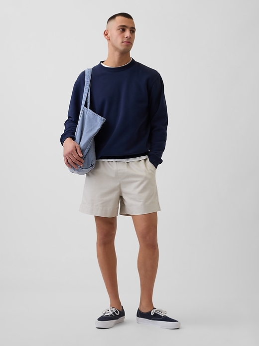 Image number 1 showing, 5.5" Linen-Blend Relaxed Shorts